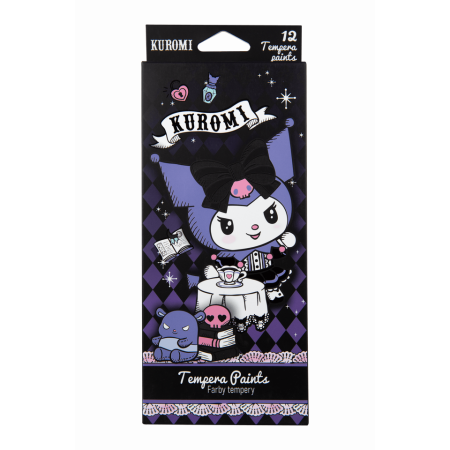 Темперни бои в тубички 12 цвята Colorino Kuromi