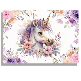 Блок за рисуване №4 Rainbow - Fairy Unicorn, 190 g, 10 листа