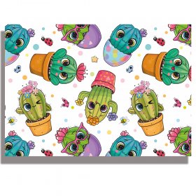 Блок за рисуване №4 Rainbow - Cactus, 190 g, 10 листа