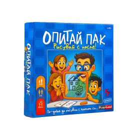 Настолна игра PlayLand - Опитай пак. Рисувай с носле
