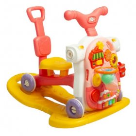 Moni toys - Играчка за прохождане 5в1 Modo-HE0813 pink