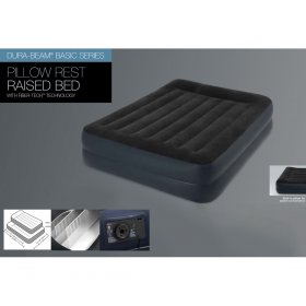 Надуваем матрак с вградена помпа INTEX Queen Pillow Rest Raised, 152 x 203 x 42 см.