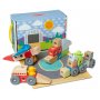 Melissa & Doug - Дървени кубчета: Автомобили