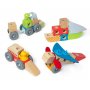 Melissa & Doug - Дървени кубчета: Автомобили