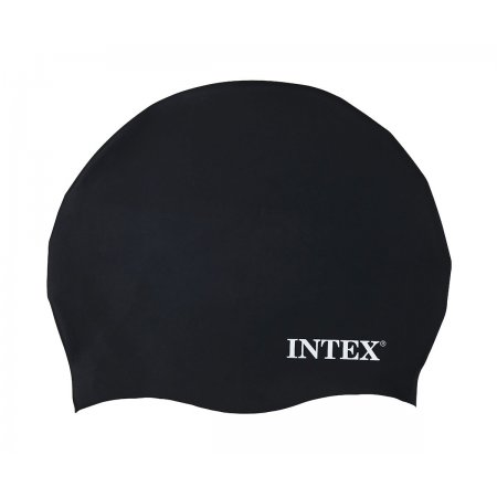 INTEX - Силиконова шапка за плуване, черна