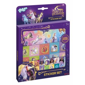 Комплект стикери, Totum, Unicorn academy, 4 части