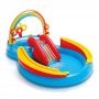 Надуваем център за игра с пързалка Дъга INTEX Rainbow Ring