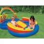 Надуваем център за игра с пързалка Дъга INTEX Rainbow Ring