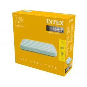 INTEX - Надуваем детски матрак Cozy Kidz с Fiber-tech технология, 88 x 157 x 18 см, син