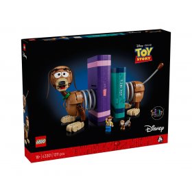 LEGO® Disney™ 43301 - Играта на играчките: Подпори за книги с кучето Слинки