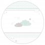 Бебешка кошара Roba Happy Cloud White, 60/120 см