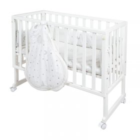 Бебешка кошара Roba Safe asleep Star Magic White 3в1, 45/90 см