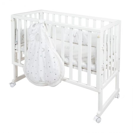 Бебешка кошара Roba Safe asleep Star Magic White 3в1, 45/90 см