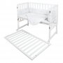 Бебешка кошара Roba Safe asleep Star Magic White 3в1, 45/90 см