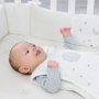Бебешка кошара Roba Safe asleep Star Magic White 3в1, 45/90 см