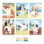Творчески комплект, Totum, Bluey 2 в 1, Декорирай сам гипсови фигурки и картички