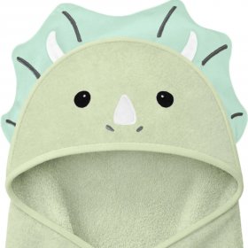 Бебешка Хавлия С Качулка От Органичен Бамбук Динозавър Keababies