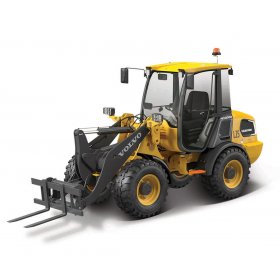 Bburago - модел на кола 1:50 - Строителна машина Volvo L25 мотокар (виличен товарач)