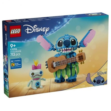 Конструктор LEGO Disney Стич и Скръмп, 43296