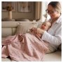 Одеяло BabyОno Муселинено 75x100 cм, розово 1566/01