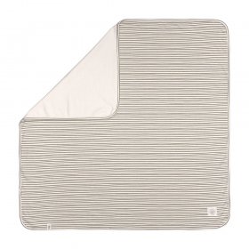 Бебешко одеяло Lassig GOTS Striped Grey 80/80 см