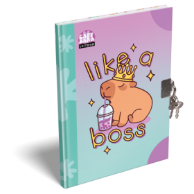 LIZZY CARD LOLLIPOP CAPYBARA таен дневник с катинар