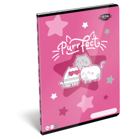 LIZZY CARD KitTok PURRFECTтетрадка А4, бели листи