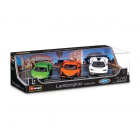 Bburago Street Fire - модел на кола 1:43 - Lamborghini, 3 колички в комплект