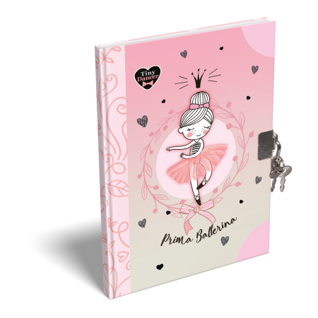 LIZZY CARD LOVELY BALLERINA таен дневник с катинар