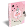 LIZZY CARD LOVELY BALLERINA таен дневник с катинар