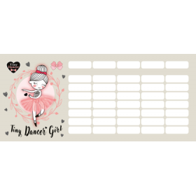 LIZZY CARD LOVELY BALLERINA етикети