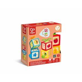 Комплект сензорни кубчета, Hape, Числа, 4 части