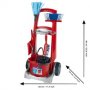 We Clean, Детска количка за почистване Vileda, с прахосмукачка и аксесоари