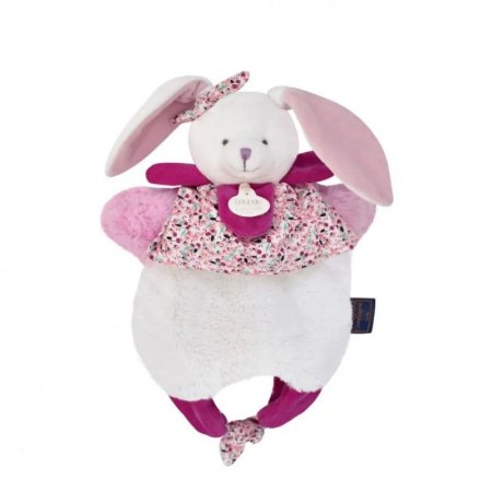 Плюшена играчка за гушкане Doudou заек-чанта 30 см, DC3825