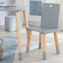 Детска маса със столчета Roba White/Grey