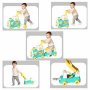 Проходилка за бутане 5в1 Raya Toys Музикален парен влак