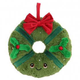 Keeleco Christmas, Плюшен коледен венец, 30 см, Keel Toys