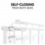 Предпазна преграда за бебе Hauck Clear Step Autoclose 2 + удължител 21 см