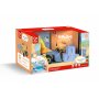 Игрален комплект, Hape, Бръмчащият булдозер с книжка, 6 части