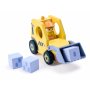 Игрален комплект, Hape, Бръмчащият булдозер с книжка, 6 части