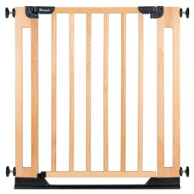 Предпазна преграда за бебе Hauck Clear Step Easyclose Eco Beech