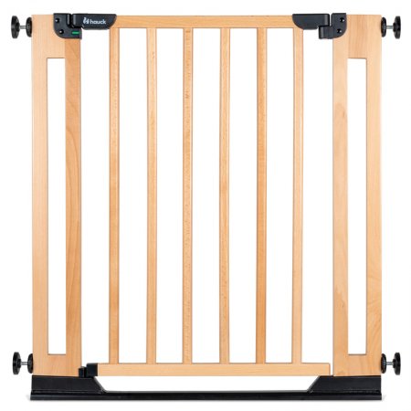 Предпазна преграда за бебе Hauck Clear Step Easyclose Eco Beech
