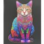 Дървен пъзел - Котка