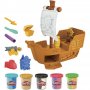 Комплект моделини Hasbro Play-Doh с фигурка пиратски кораб, F7370