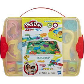 Комплект моделини Hasbro Play-Doh Shape and Learn Discover and Store, E1955
