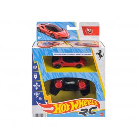 Hot Wheels - Ferrari: Колички с радиоуправление, 1:64