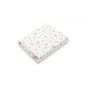 Чаршаф с ластик Rose Beige памучен 60X120 Sensillo