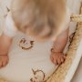 Чаршаф за количка Cotton Rose Beige 35X75 Sensillo