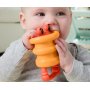 Fisher Price - Сензорна играчка и дрънкалка 2 в 1, червен рак