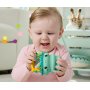 Fisher Price - Сензорна играчка и дрънкалка 2 в 1, зелена медуза